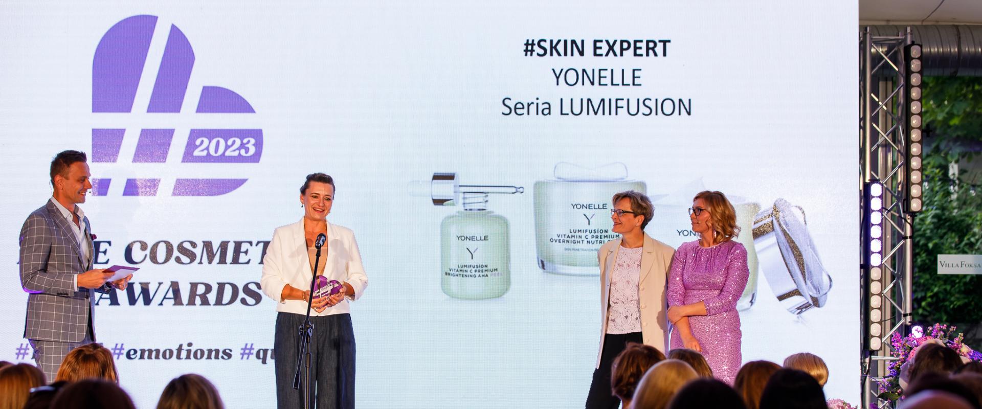 W kategorii Skin Expert konkursu Love Cosmetics Awards 2023 wygrywa Yonelle